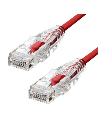 Proxtend Slim U/utp Cat6 Lszh Awg 28 Red 20cm