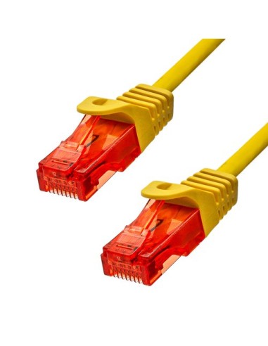 Proxtend U/utp Cat6 Lszh Awg 24 Cu Yellow 25cm