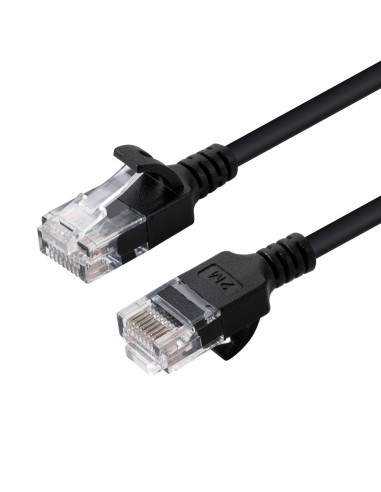 Microconnect W125628042 Cable De Red Negro 1,5 M Cat6a U/utp [utp]