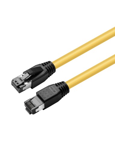 Microconnect Mc-sftp80025y Cable De Red Amarillo 0,25 M Cat8.1 S/ftp [s-stp]