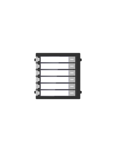 Hikvision Módulo De 6 Timbres Para Panel Exterior Estación De Puerta Modular Videoportero Serie Kd8