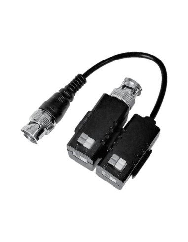 Hikvision Balun Vídeo 1 Canal (hdcvi/tvi/ahd/cvbs) Transimisión Por Cable Utp Cat5e/6 Ds-1h18s/e(b)