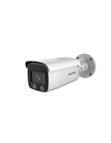 Hikvision Cámara Ip Bullet 2m Colorvu 4mm Wdr Ip67 12v/poe. Luz Blanca 60m Ds-2cd2t27g2-l(4mm)(c)