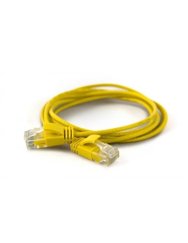 Wantecwire Utp, Cable Extra Fino Cat6a, D   2,8 Mm, Amarillo, Longitud 25,00 M