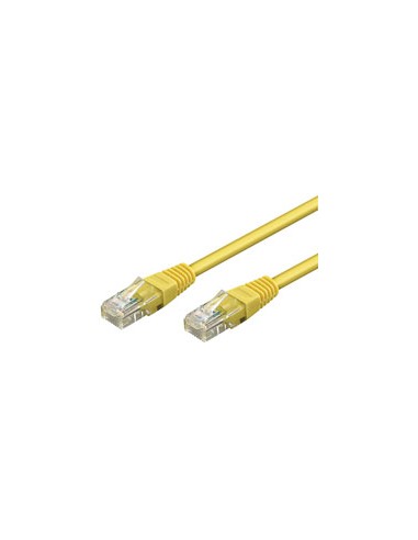 Goobay 68351 Latiguillo Cat 5e, U/utp, Amarillo, 15 M