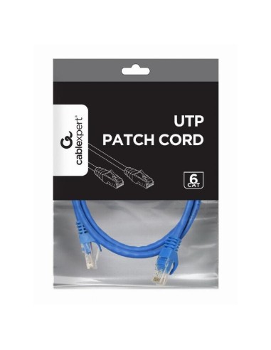 Cable De Red Gembird Utp Cat6 1.5m  Azul Pp6u-1.5m/b