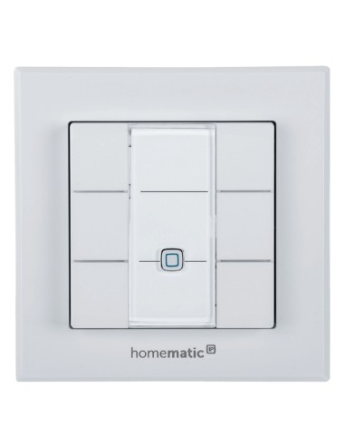 Homematic Ip Interruptor De Pared Para Hogar Inteligente De 6 Posiciones (hmip-wrc6) 142308a0