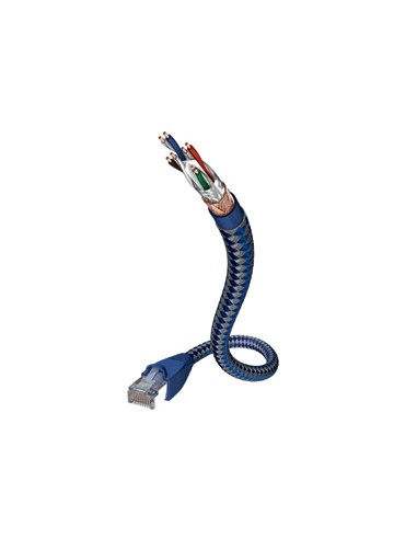 Inakustik 00480301 Cable De Red 1 M Cat6 Sf/utp (s-ftp) Azul / Plata