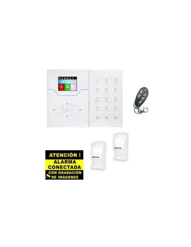 Kit De Alarma Bysecur Ip / Gsm. Central + 2 Pir + Mando