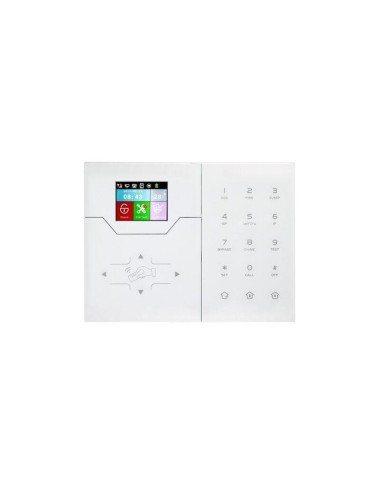 Central De Alarma Bysecur Ip Lcd .módulo Ip + Gsm / Gprs . Control Por App