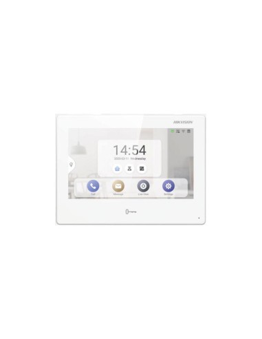 Pantalla Táctil 7" Videoportero Conexión Android Con Dispositivos Hik-connect Wifi-ip Hikvision