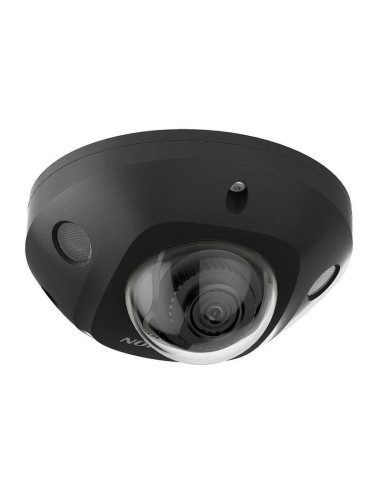 Cámara Minidomo Ip 4mp 2.8 Mm Acusense Ir30 Mic Wdr120 E/s Audio Alarma Ip67 Funciones Inteligentes Black Hikvision