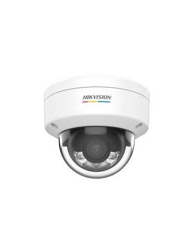 Cámara Domo Ip 2mp 2.8mm Mic Ip67 Ik08 White Light 30 Motion Detection 2.0 Colorvu 24/7 Hikvision