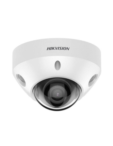 Cámara Minidomo Ip 8mp 2.8mm Acusense Wdr120 Ip67 Ik10 Ir30 Mic Hikvision