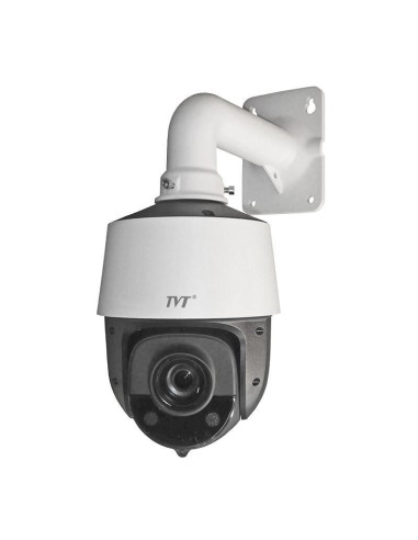 Cámara Domo Ptz 4" Ip 8mp 4.8-120mm Zomm 25x Ir150 Wdr120 Funciones Inteligentes Starlight Tvt