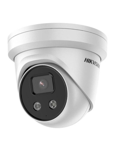 Cámara Domo Ip 2mp 2.8mm Luz Estroboscópica Advertencia Sonora Acusense Wdr120 Ir40 Ip67 E/s Audio-alarma Hikvision