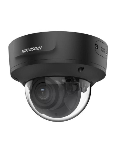 Cámara Domo Ip 4mp Varifocal Motorizada 2.8-12mm Acusense Wdr120 Ip67 Ik10 Ir40 E/s Audio Alarma Black Hikvision