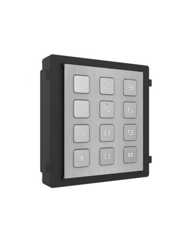 Módulo De Apertura Con Teclado De Acero Inoxidable Para Videoportero Ip Modular Empotrado/superficie Hikvision