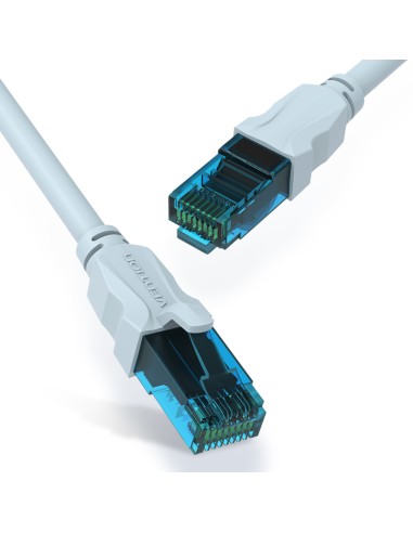 Cable De Red Rj45 Utp Vention Vap-a10-s1000 Cat.5e 10m Azul Y Negro