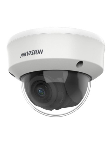 Hikvision Cámara Hd Minidomo 2m 2.7-13.5mm Antivandálico Ir40 Wdr Ik10 Ip66 12v 4en1