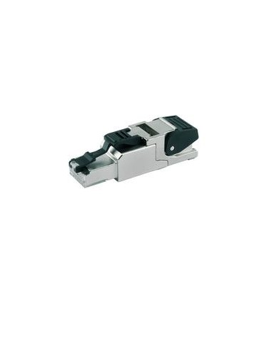 Telegärtner J00026a2002 Conector Rj45 Negro, Acero Inoxidable