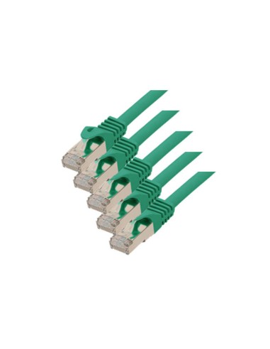 S-conn Rj45-rj45, M-m, 1m Cable De Red Verde Cat7 S/ftp (s-stp)