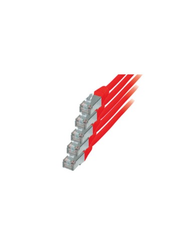 S-conn Cat. 6, S/ftp 1 M Cable De Red Rojo Cat6 S/ftp (s-stp)