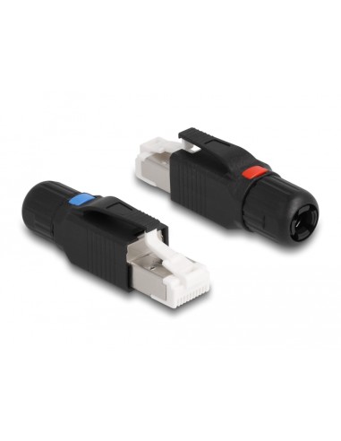 Delock 86965 Conector Rj45/lsa Negro Rj45 Cat.6a