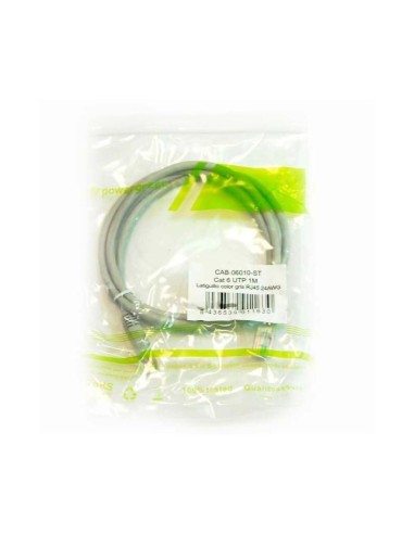 Powergreen Latiguillo Color Gris Rj45 Cat 6 Utp 1 Metro 1 M Gris