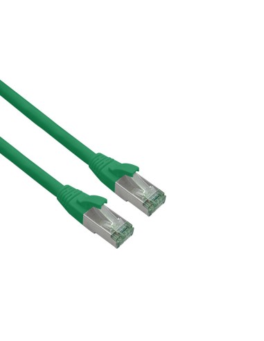 Helos Grs Certificado Cat 6a Cable De Red Con Cat 7 Rohkabel Tpe Verde 0,15m