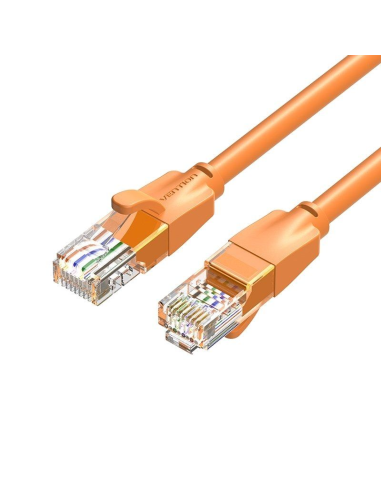 Cable De Red Rj45 Utp Vention Ibeof Cat.6 1m Naranja