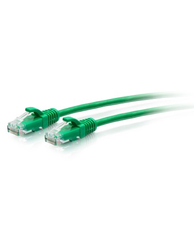 C2g 3ft (0.9m) Cat6a Snagless Unshielded (utp) Slim Ethernet Network Patch Cable Green Cable De Interconexión Rj-45 (m) A Rj...