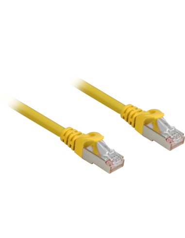 Sharkoon Cable De Red Rj45 Cat.6a Sftp 0.25m Amarillo