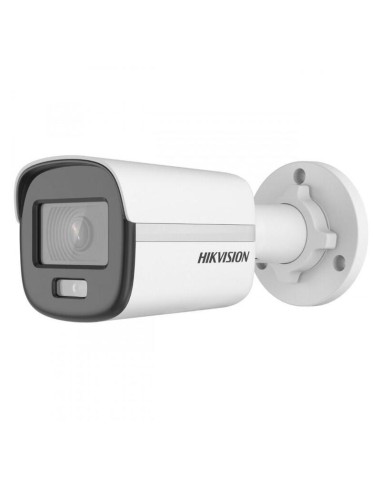 Camara Ip Hikvision Ds-2cd1027g0-l(c) F2.8 Bullet Colorvu Lite 2mp 2.8mm(~107°) Blanca Luz Hasta 30m H.265+ Ip67 Blanco