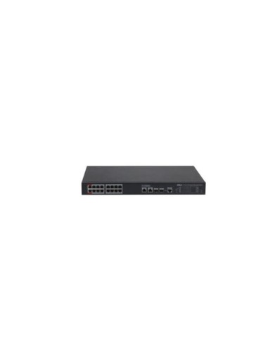 (dh-s4220-16gt-240) Dahua Switch L2 Gestionable Poe 2.0 16 Puertos Poe + 2 Rj45 Gigabit+ 2 Sfp Gigabit