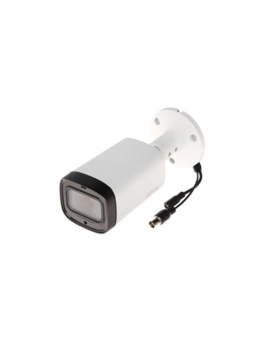 (dh-hac-hfw1200rp-z-2712-s6) Dahua Cámara Híbrida Bullet Hdcvi 2mp Estándar Plastico Pal Varifocal Ir 80m 2.7-12mm