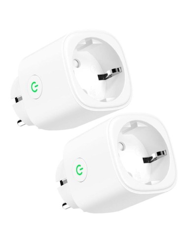 Meross Smart Wi-fi Plug Matter With Energy Monitor (2 Pack)