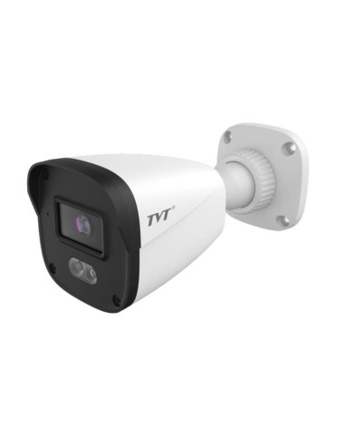 Cámara Ip Bullet 2mp 2.8mm Ip67 Iluminación Dual Luz Blanca Ir 20m Micrófono