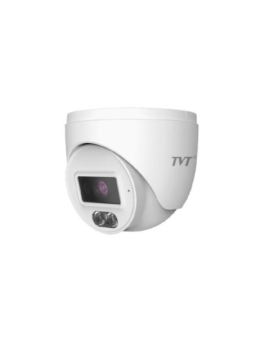 Cámara Ip Domo 2mp Ip67 Iluminación Dual Luz Blanca Ir 20m Micrófono