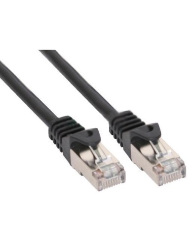 Inline Crossover Pc A Pc Cable De Red  Directa S/ftp Cat.6 Negro 2m