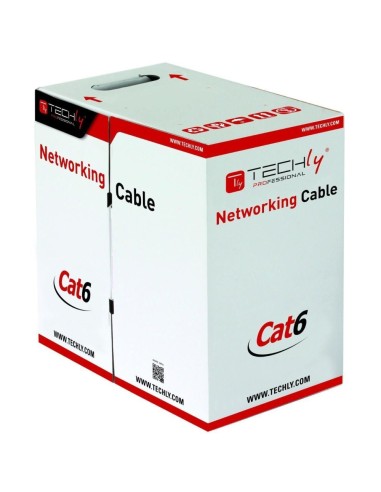 Techly Bobina Cable De Red S/ftp Cat.6 305m Solid Cca Pimf