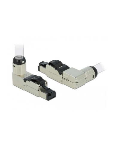 Delock 86489 Montaje De Enchufe Rj45 Cat.8.1 En Metal Sesgado