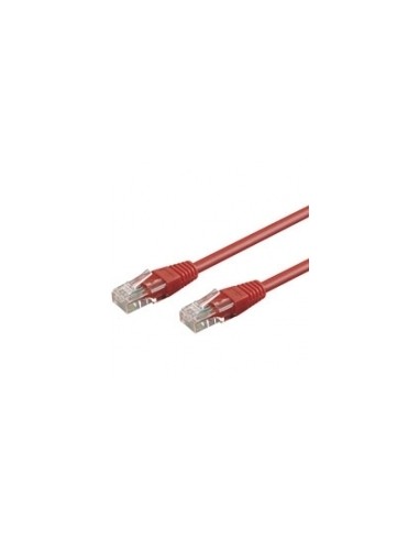 Goobay 68349 Latiguillo Cat 5e, U/utp, Rojo, 10 M