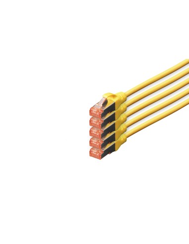 Cable Digitus S-ftp Cat 6 Cu Lszh Awg 27/7 Lenght 10m 5 Pcs Amarillo