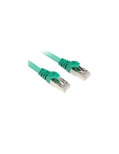 Cable De Conexión Sharkoon Rj45 Cat.6 S/ftp Verde, 25 Cm 4044951014828