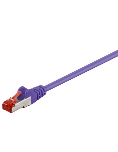 Goobay cable Red S/ftp Pimf Cat6 Rj45 3m Violeta 93541