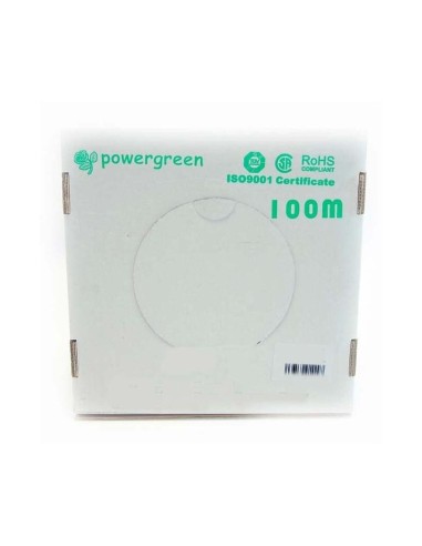 Powergreen Bobina De Cable Cat 6 Ftp 100 Metros 100 M Gris