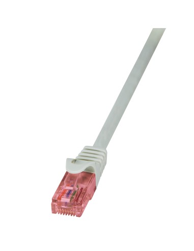 Logilink Rj45/rj45, 15 M Cable De Red Cat6 U/utp (utp) Gris