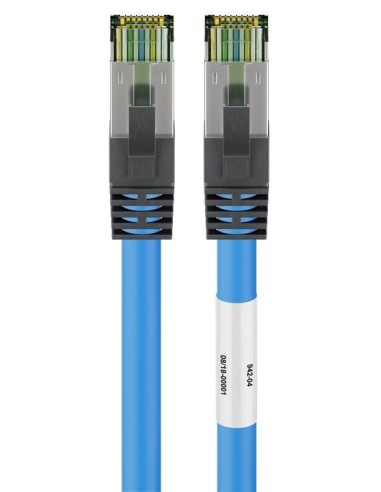 Goobay 45658 Cable De Red 0,5 M Cat8.1 S/ftp (s-stp) Azul