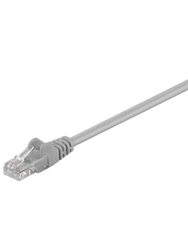 Goobay Cat 5e Patch Cable, U Utp Rj45 Macho (8p8c), Rj45 Macho (8p8c), 5 M, Grey